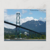 Vancouver Postkarten Libelle Gate Personalisierte  (Vorderseite)