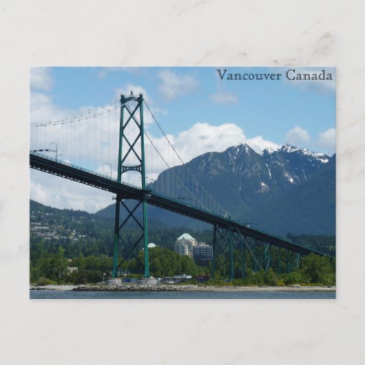 Vancouver Postkarten Libelle Gate Personalisierte (Vorderseite)
