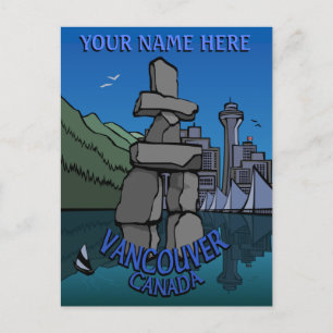 Vancouver Postkarten Personalisiert Vancouver Card