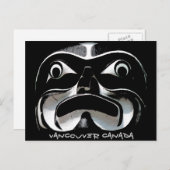 Vancouver Postkarten Totem Loch & Sehenswürdigkeit (Vorne/Hinten)