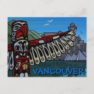 Vancouver Postkarten Totem Loch & Sehenswürdigkeit