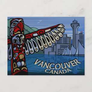 Vancouver Postkarten Totem Loch & Sehenswürdigkeit