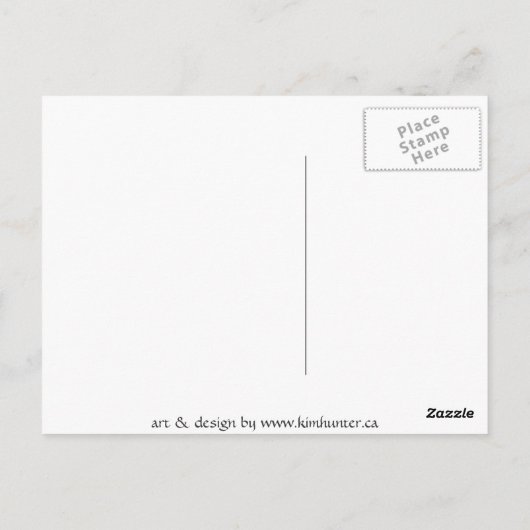 Vancouver Postkarten Totem Pole Landschaft Postkar (Rückseite)