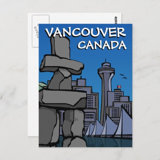 Vancouver Postkarten Vancouver Sehenswürdigkeit Ca (Vorne/Hinten)
