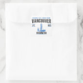 Vancouver Quadratischer Aufkleber (Tasche)
