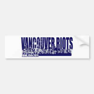 Vancouver randaliert 2011 autoaufkleber