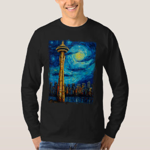 Vancouver Retro Vintag Vancouver Canada Van Gogh T-Shirt