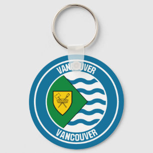 Vancouver Runde Emblem Schlüsselanhänger