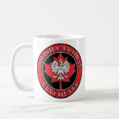 Vancouver Runde Polnisch kanadisches Leaf Kaffeetasse (Links)