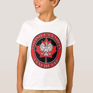 Vancouver Runde Polnisch kanadisches Leaf T-Shirt