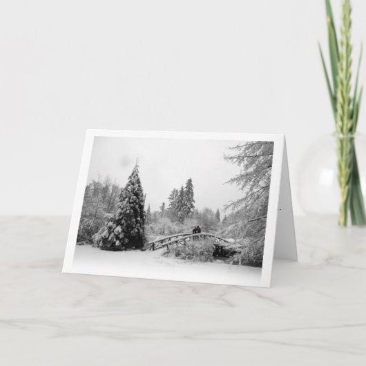 Vancouver Seasons Cards Kanada Winterkarten Feiertagskarte (Vorderseite)