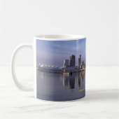 Vancouver-Skyline, Britisch-Columbia, Kanada Kaffeetasse (Links)