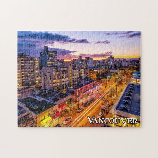 Vancouver Skyline, British Columbia, Kanada Puzzle (Horizontal)
