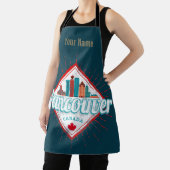 Vancouver Skyline British Columbia Retro Kanada Schürze (InSitu)