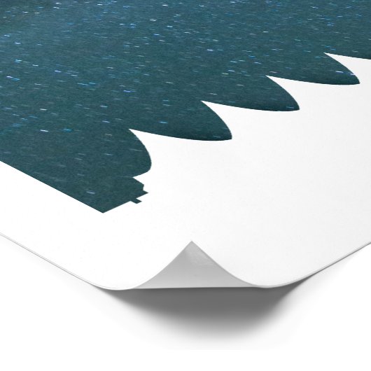 Vancouver Skyline by night - Poster (Ecke)