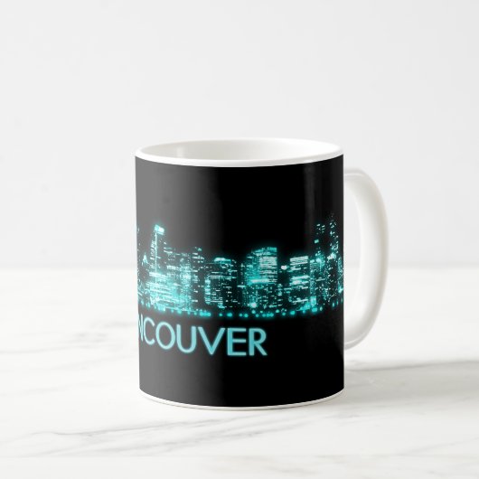 Vancouver Skyline Kaffeetasse (VorderseiteRechts)