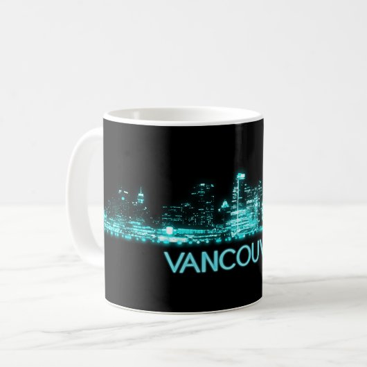 Vancouver Skyline Kaffeetasse (Vorderseite Links)