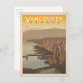 Vancouver Skyline | Kanada Postkarte (Vorne/Hinten)