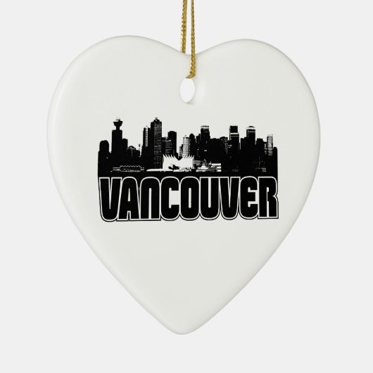 Vancouver-Skyline Keramikornament (Rechts)