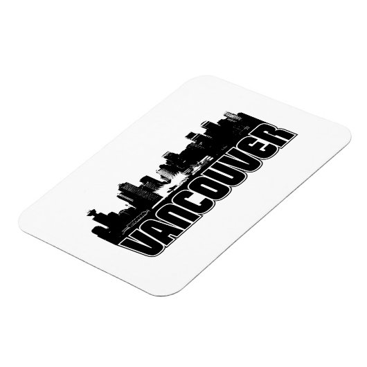 Vancouver Skyline Magnet (Linke Seite)