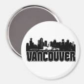 Vancouver Skyline Magnet (Vorderseite/Rückseite)