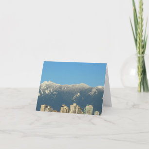 Vancouver Skyline Note Card Dankeskarte