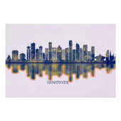 Vancouver Skyline Poster (Vorderseite)