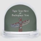 Vancouver Snow Globe Custom Vancouver Snowglobe Schneekugeln (Rückseite)