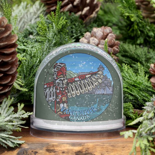 Vancouver Snow Globe Custom Vancouver Snowglobe Schneekugeln (Winter)