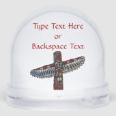 Vancouver Snow Globe Custom Vancouver Snowglobe Schneekugeln (Rückseite)