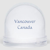 Vancouver Snow Globe Custom Vancouver Snowglobe Schneekugeln (Rückseite)