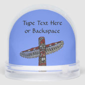 Vancouver Snow Globe Custom Vancouver Snowglobes Schneekugeln (Rückseite)