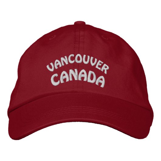 Vancouver Souvenir Baseball Cap bestickte Cap Kappe (Vorderseite)