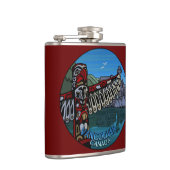 Vancouver Souvenir Flask 2 Welten Sehenswürdigkeit Flachmann (Rechts)