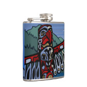 Vancouver Souvenir Flask 2 Welten Sehenswürdigkeit Flachmann (Rechts)