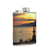 Vancouver Souvenir Flask Custom Vancouver BC Flask Flachmann (Rechts)