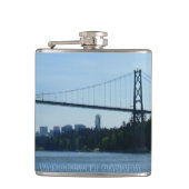 Vancouver Souvenir Flask Custom Vancouver BC Flask Flachmann (Vorderseite)