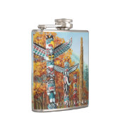 Vancouver Souvenir Flask Custom Vancouver BC Flask Flachmann (Rechts)
