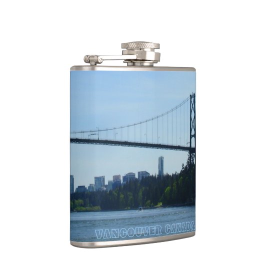 Vancouver Souvenir Flask Custom Vancouver BC Flask Flachmann (Rechts)