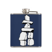 Vancouver Souvenir Flask Vancouver Inukshuk Gesche Flachmann (Rückseite)