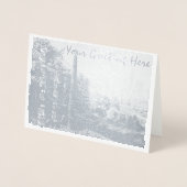Vancouver Souvenir Grußkarten Custom Silver Folienkarte (Vorderseite)