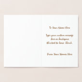 Vancouver Souvenir Grußkarten Custom Silver Folienkarte (Innenseite)