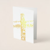 Vancouver Souvenir Grußkarten Custom Silver Folienkarte (Vorderseite)