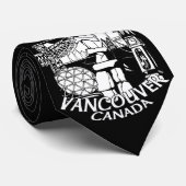 Vancouver Souvenir Krawatte Vancouver Sehenswürdig (Gerollt)