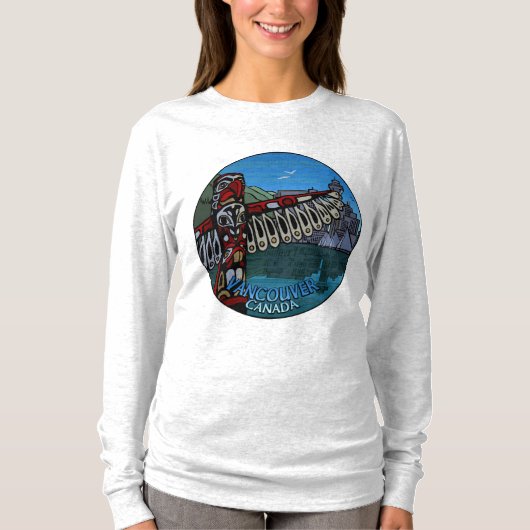 Vancouver Souvenir Long Sleeve Shirt Kanada Shirt (Vorderseite)