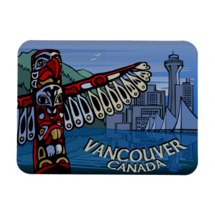 Vancouver Souvenir Magnet Totem Pole Sehenswürdigk