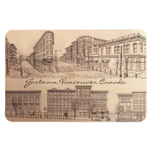 Vancouver Souvenir Personalisiert Magnet Gastown