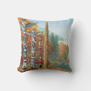 Vancouver Souvenir Pillow Vancouver Sehenswürdigke Kissen