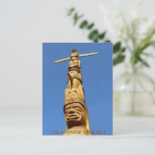 Vancouver Souvenir Postcard Totem Pole Persönliche Postkarte (Stehend Vorderseite)