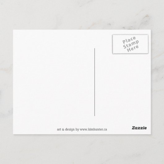 Vancouver Souvenir Postkarten Custom Inukshuk Card (Rückseite)